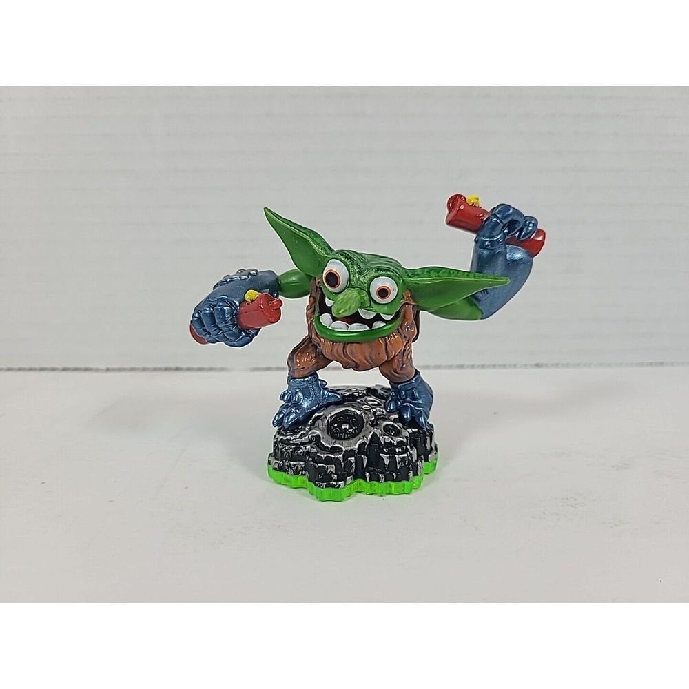 Activision Skylanders Giants‎ Boomer Green Base With Card/Tag/Sticker